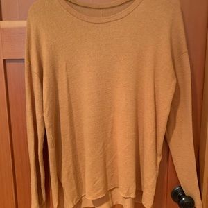 American Easter aerie Burt orange/ mustard yellow sweater